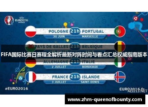 FIFA国际比赛日赛程全解析最新对阵时间与看点汇总权威指南版本 FIFA国际比赛日赛程全解析最新对阵时间与看点汇总权威指南版本